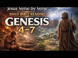 📖 Genesis 4–7 Bible Study (ESV) | Cain & Abel, Noah, The Flood | Bible in a Year Day 2