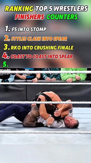 Top 5 WWE Wrestler Finisher Counters Ranked