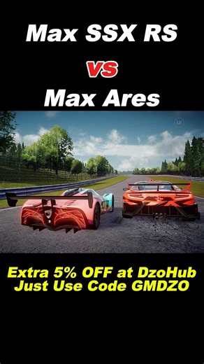 SSX RS VS ARES Drag Race #drivezoneonline #shrots