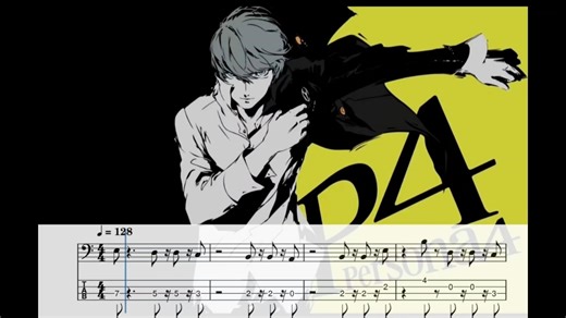 【bass TAB谱】sky's the limit - P4A op