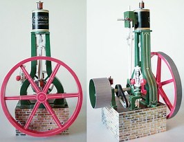 Paper steam engine