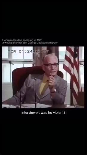 7.7K views · 103 reactions | European interviewer asked was #GeorgeJackson violent? 樂 This was Georgia Jackson, mother of #GeorgeJackson response. Read George Jackson’s book #BloodInMyEye link  in bio. #DTR360Books #TheBlackPantherParty | DTR 360 Books | Facebook