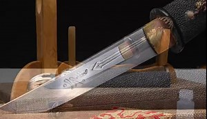 Mini Katana wakizashi Sword Real，Handmade Multiple-Refined Steel Full Tang Dagger,Japanese Samurai Ninja Training Weapons，Sharp Metal Blade with Gummy Shark Skin Sheath