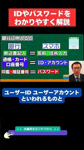 [Beginner's Course] Easy-to-understand explanation of IDs and passwords! #Smartphone #Android #iP...
