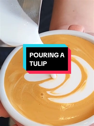 That milk looks like wet paint #latteart #coffee