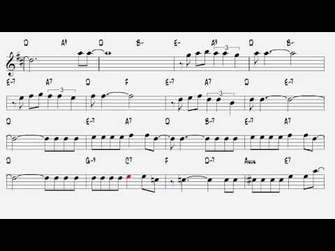 Blue Moon Richard Rodgers 1934 Alto Sax