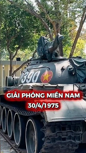 What happened to the tanks that rammed through the main gate of the Independence Palace, liberati...