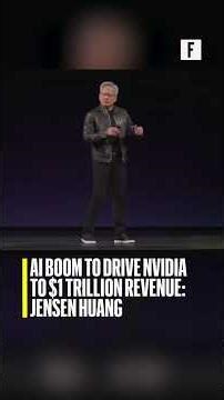 AI boom to drive Nvidia to $1 trillion revenue: Jensen Huang