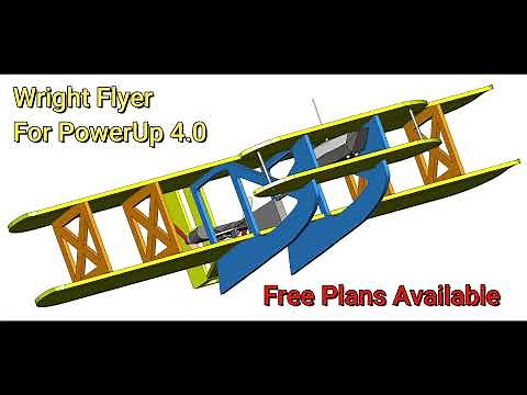 How to Build and Fly the 1903 Wright Flyer for PowerUp 4.0 Smartphone Radio Control - Free Plans