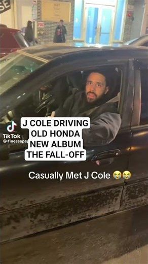🇺🇸 J COLE USA HIPHOP RAPPER DRIVES OLD HONDA #jcole #hiphopculture #rappers #rap #rapculture #cars