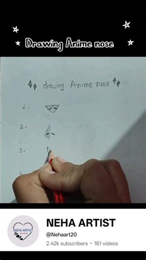 how to draw anime nose ✨#drawing #viral #anime #howtodraw #shorts #tutorial