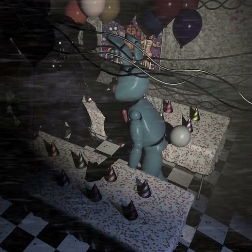 Purple Guy Vs Toy Animatronics FNaF 2 in Real Time Animated