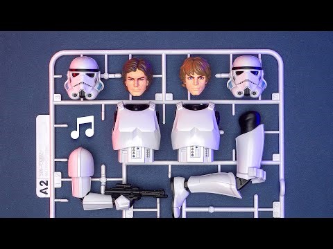 ♪Build:Han Solo｜Luke Skywalker｜Stormtrooper｜Star Wars｜Satisfying beat building｜Speed build｜Model Kit