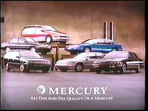 1994 Mercury Cars Commercial