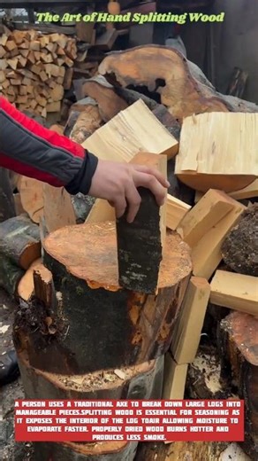 The Art of Hand Splitting Wood