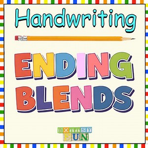 st ft ct pt lt lk Ending Blends Reading Phonics Handwriting & Spelling Practice