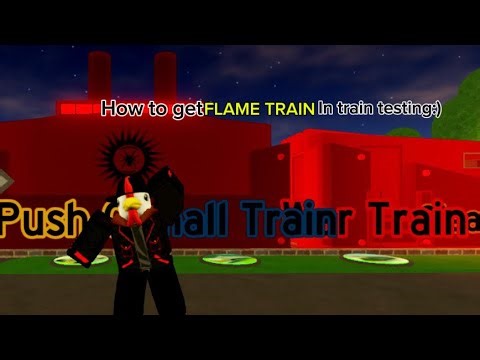 How to get THE FLAME TRAIN in Roblox Train Testing
