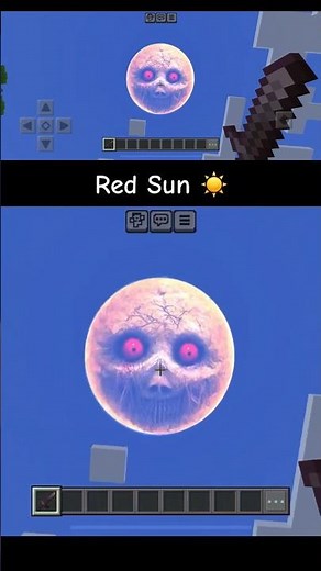 Red Sun MOD in Minecraft 😯 #shorts