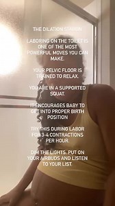 Discover the magical "Dilation Station"✨, also known as the toilet, a secret weapon to open up the top of your pelvis during the early and active stages of labor. ❤️👉🏼⭐️P.S. Join one of my powerful birth classes AND save $100 ends in 3 days. Don't miss out! JOIN to gain access to 9 empowering modules, 3 mini-bonus courses, and 30 days in my virtual labor support group – all at a remarkable $100 discount. Just remember to use coupon code 100off!When you are ready to get things moving, try sitti