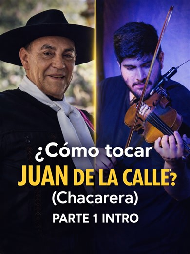 Juan de la Calle (Chacarera) – Parte 1 🎻 En este video trabajamos la introducción, enfocada en la melodía principal para violín. Es un tutorial intermedio, pero con paciencia también lo puede tocar un nivel inicial. 👉 Si te sirve este tutorial, dejá tu like, seguime y compartilo Así subo pronto la Parte 2, donde vamos a ver la estrofa. 🎻 Doy clases online Si querés aprender violín, folklore o tocar con otros músicos, escribime por privado. #juandelacalle #chaqueñopalavecino #folklore #aprende