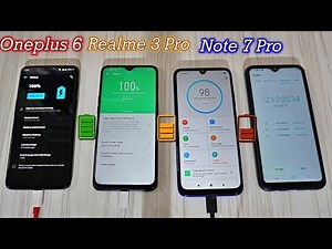 Realme 3 Pro vs Note 7 Pro vs Oneplus 6 Charging Speed Test : Aag Lga Di 🔥