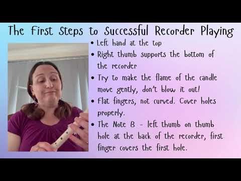 Teach the Recorder Tutorial One