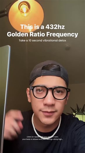They Don’t Want You to Know This About 432Hz… 👁️ This frequency isn’t just sound — it’s sacred math. 432Hz vibrates in perfect harmony with the Golden Ratio (1.618) — the same code behind galaxies, DNA, and your heartbeat. 🌌 When you listen to music tuned to 432Hz, your body syncs with nature’s rhythm — easing anxiety, boosting focus, and restoring energetic balance. 🌀✨ Try it for 5 minutes. You’ll feel the shift instantly. #432Hz #GoldenFrequency #HealingVibration #SoundHealing #FrequencyThe