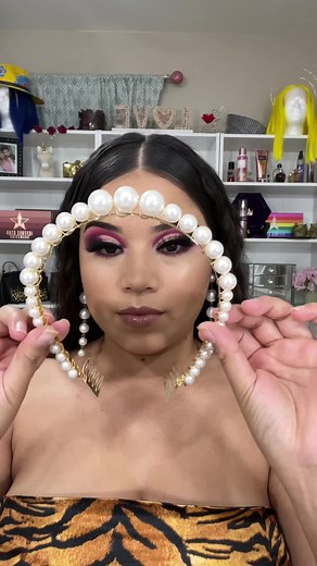 Diadema de perlas 🤩🤩. #hair #hairstyle #reels #makeup #reelsvideo | Lucy Diaz