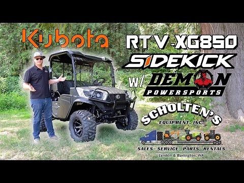 LIFTED KUBOTA RTV-XG850 SIDEKICK