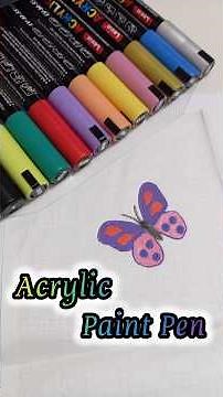 How to use Acrylic Paint Pen#shorts