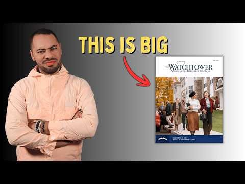 This New Watchtower Is Preparing Jehovah's Witnesses For A Big Change