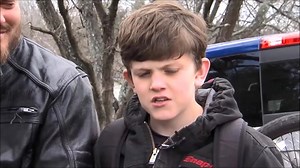 A man upset that his son was kicked off the bus for bullying made him run to school in the rain as punishment. What do you think about the punishment? More: http://via.wghp.com/MnX21 | FOX8