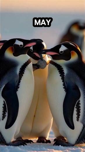 Penguins Propose With Pebbles! 🐧💍 #AnimalFacts