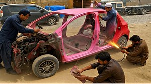 3.1M views · 26K reactions | The Journey of Scrap Car Never End || Disassembled Toyota Vitz Car Reassembling Complete Process || | Amazing Skills | Facebook