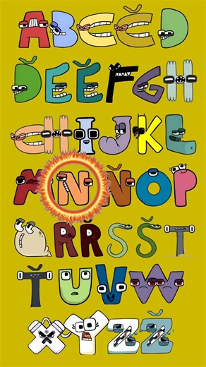 Czech alphabet lore song #alphabetlore #alphabetsong