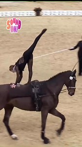 Recognize the music?! 🎶 Time to dance with Kimmy Palmer 🤯🇺🇸 #Vaulting #EVUSA #WorldCup | Equestrian Vaulting USA
