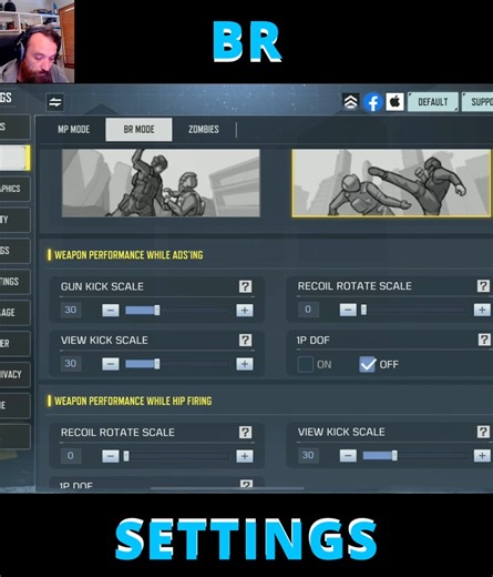 Here are all my BR settings for 2025 #CODMobile #fyp #activision #CODM | KillerShot92 Gaming