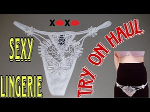 Sexy Tiny Micro See Through Bikini Lingerie TRY ON HAUL From Lazada #tryon #lazada #haul