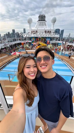 Jemi 💎 on Instagram: "I’m always the one planning every single trip - the hotels, the food, the itinerary… everything. But this time, I just wanted to switch off. No spreadsheets, no overthinking, no rushing!!! 🤩 So we went on Royal Caribbean’s Ovation of the Seas and honestly, it was the best decision ever. The ship had everything: adventures like iFLY skydiving, FlowRider surf simulator, and bumper cars at sea, endless food (my absolute fave: the unlimited 3-course dinners 🍽️), and even a s