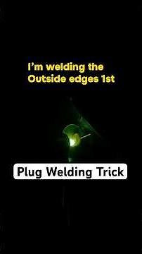 Plug Welding Holes. (Aluminum Backer Trick)