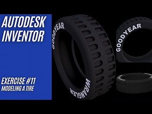 Modeling a Tire in Autodesk Inventor | Step by Step Tutorial