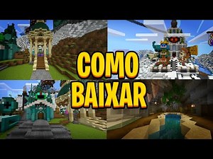 COMO BAIXAR O MAPA DA CREATIVE SQUAD 4! BEDROCK E JAVA!