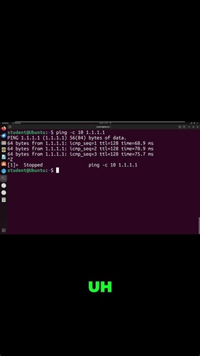 Linux Ping Command Background & Foreground Processes