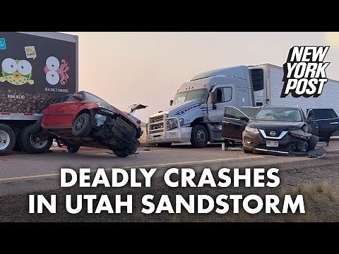 7 people killed in car crashes during Utah sandstorm | New York Post