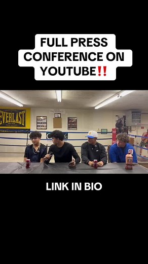Watch the Full Press Conference for Gio vs Cam on YouTube Now‼️ #boxing #fighting #sanchunit #albuquerque #southvalley #newmexico #fyp #foryoupage #sanchunitboxing #505