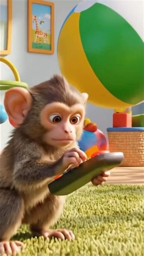 Monkey Freezes Time 😂⏸️ | Funny 3D Cartoon Short