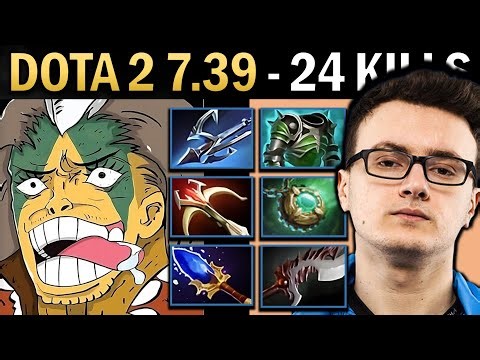 Elder Titan Gameplay with Daedalus and 24 Kills - Dota 7.39