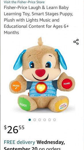 2024 Fisher Price Laugh and Learn Smart Stages Puppy