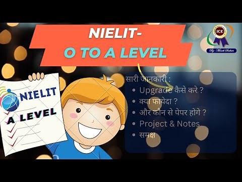 Nielit O to A level upgrade , all details about A level , Nielit A level notes