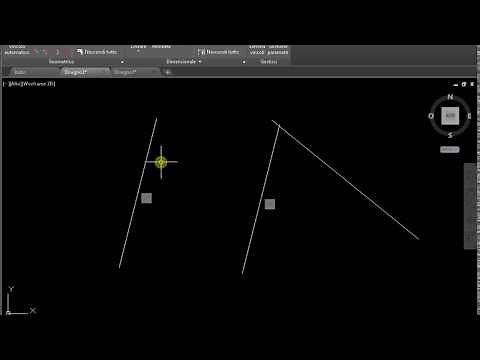 Linee parallele in autocad